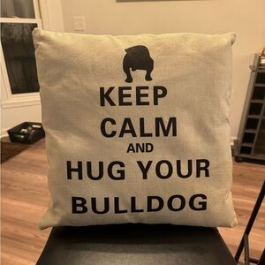 Bulldog Pillow